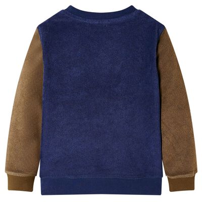 Sweatshirt para criança azul-marinho escuro 92
