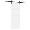 vidaXL Porta Deslizante ORKDAL Branco 83 x 211 cm