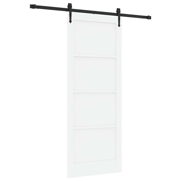 vidaXL Porta Deslizante ORKDAL Branco 83 x 211 cm