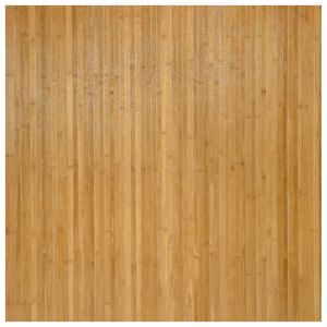 vidaXL Tapete retangular 100x100 cm bambu cor natural
