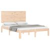 vidaXL Cama sem colch&atilde;o 140x190 cm madeira de pinho maci&ccedil;a