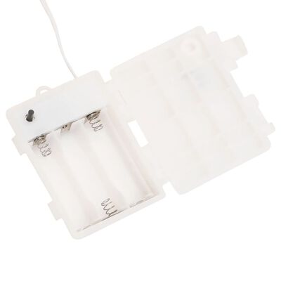 vidaXL Luzes de Natal com LEDs 3 pcs dobrável branco