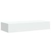 vidaXL Prateleiras de parede com gavetas 2pcs MDF 60x23,5x10 cm branco
