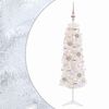 vidaXL &Aacute;rvore de Natal artificial estreita com bolas 150 cm 150 LED
