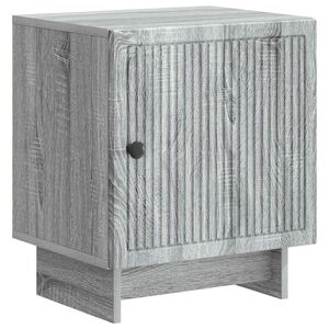 vidaXL Arm&aacute;rio de Cabeceira Sonoma Cinzento 43 x 34,5 x 50 cm