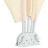 vidaXL Toldo lateral dobrável para terraço 300x200 cm creme