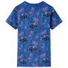 T-shirt infantil azul-escuro mesclado 104