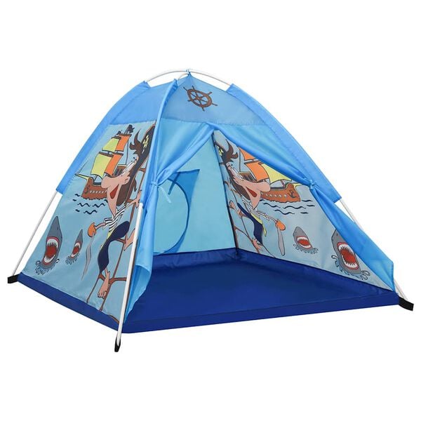 vidaXL Tenda de brincar infantil 120x120x90 cm azul