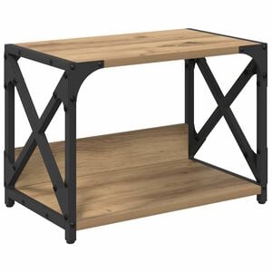 vidaXL Suporte para Impressora Carvalho Artesanal 44 x 26 x 31.5 cm