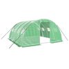 vidaXL Estufa com estrutura de a&ccedil;o 16 m&sup2; 4x4x2 m verde