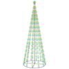 vidaXL &Aacute;rvore de Natal em cone 732 luzes LED 160x500 cm colorido