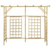 vidaXL Pérgola jardim p/ caixotes triplos madeira de pinho impregnada