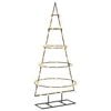 vidaXL &Aacute;rvore de Natal de metal com suporte KUOPIO 125 cm