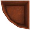 vidaXL Vaso de Canto Ferro Enferrujado 45 x 45 x 50 cm A&ccedil;o corten
