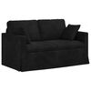 vidaXL Sof&aacute; Preto 138 x 78 x 80 cm Veludo