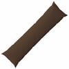 vidaXL Capa almofada HEERLEN Castanho 40 x 145 cm Tecido