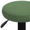 vidaXL Bancos de bar 2 pcs veludo verde-escuro