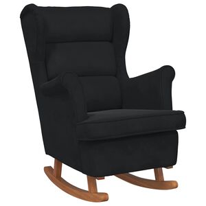 vidaXL Cadeira de baloi&ccedil;o Preto 92 x 71 x 100 cm Contraplacado