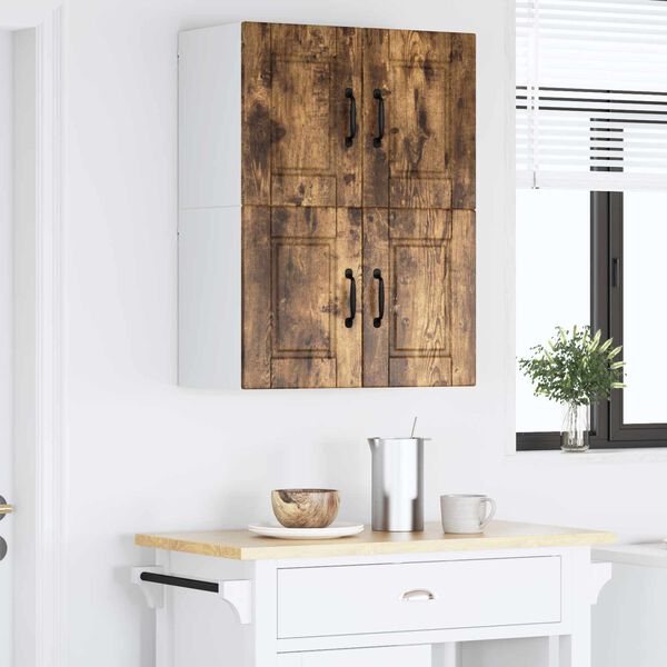 vidaXL Arm&aacute;rio de Cozinha 2 pcs Carvalho Defumado 60 x 31 x 40 cm