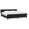 vidaXL Cama com molas/colch&otilde;es 180x210 cm veludo preto