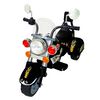 Moto de passeio alimentada a bateria preta