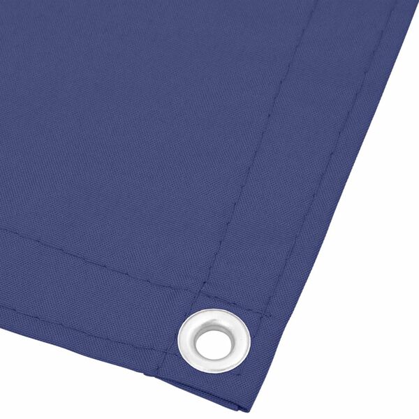 vidaXL Tela de varanda 120x700 cm 100% poli&eacute;ster oxford azul