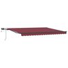 vidaXL Toldo retr&aacute;til manual com luzes LED 400x300 cm bord&ocirc;