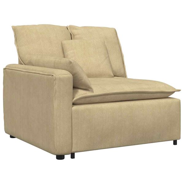 vidaXL Sof&aacute; modular com almofadas verde cinzento