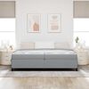 vidaXL Cama Box Cinzento-claro 200 x 200 cm tecido