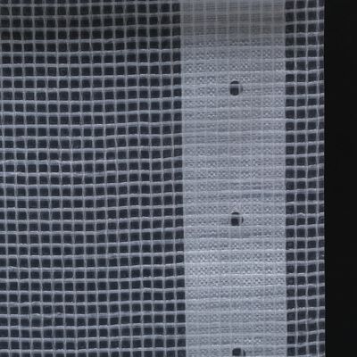 vidaXL Lona em tecido imitação de gaze 260 g/m² 4x5 m branco