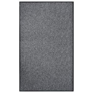vidaXL Tapete de porta 90x150 cm cinzento