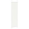 vidaXL Branco Plissada Cega 60x200 cm Largura Tecido 59,4 cm Poliéster