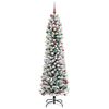 vidaXL &Aacute;rvore de Natal Artificial Branco 240 cm PVC, Metal e Pl&aacute;stico