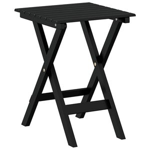 vidaXL Mesa de apoio dobr&aacute;vel madeira de &aacute;lamo maci&ccedil;a preto