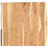vidaXL Tampo de mesa 58x(50-60)x3,8 cm madeira de ac&aacute;cia maci&ccedil;a