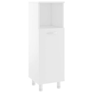 vidaXL Arm&aacute;rio de casa de banho derivados de madeira branco