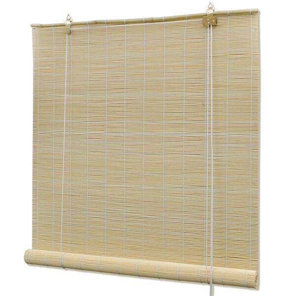 Estore de enrolar 120 x 160 cm bambu natural