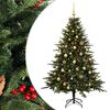 vidaXL &Aacute;rvore de Natal artificial com bolas 120 cm 150 LED
