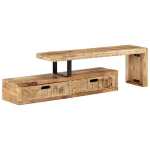 vidaXL Suporte de TV (118-200)x30x40 cm Madeira Maci&ccedil;a Manga