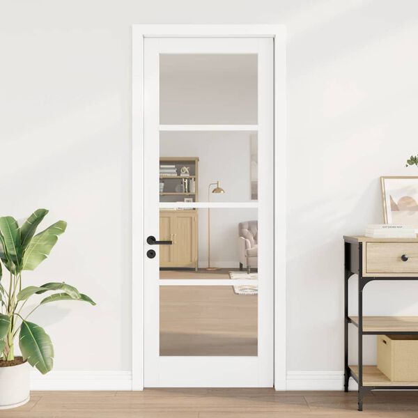 vidaXL Porta Interna ORKDAL Branco Primer 78 x 211 cm