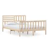 vidaXL Estrutura de cama 140x200 cm madeira maci&ccedil;a