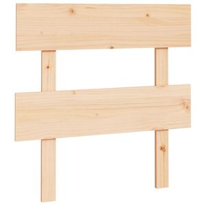 vidaXL Cabeceira de cama 78,5x3x81 cm madeira de pinho maci&ccedil;a