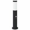 vidaXL Lumin&aacute;ria de poste com sensor, 50 cm, a&ccedil;o inoxid&aacute;vel, IP44