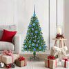 vidaXL &Aacute;rvore de Natal Artificial Verde 120 cm PVC, A&ccedil;o e Pl&aacute;stico