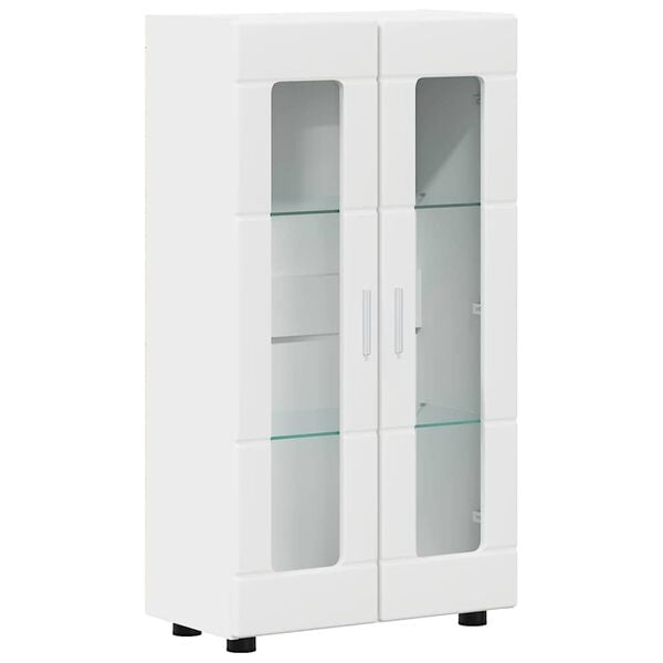 vidaXL Buffet FLORIN Branco 55,5 x 29 x 103 cm Madeira processada