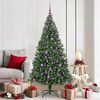 vidaXL &Aacute;rvore de Natal Artificial Verde 180 cm PVC, A&ccedil;o e Pl&aacute;stico