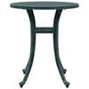 vidaXL Mesa de jardim &Oslash;48x53 cm alum&iacute;nio fundido verde