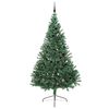 vidaXL &Aacute;rvore de Natal Artificial Pr&eacute;-iluminada Verde 240 cm PVC