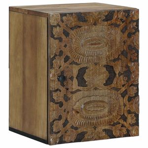 vidaXL Arm&aacute;rio de Banheiro Suspenso Castanho 38 x 33,5 x 48 cm