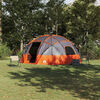 vidaXL Barraca de Camping Cinzento e laranja 475 x 475 x 235 cm